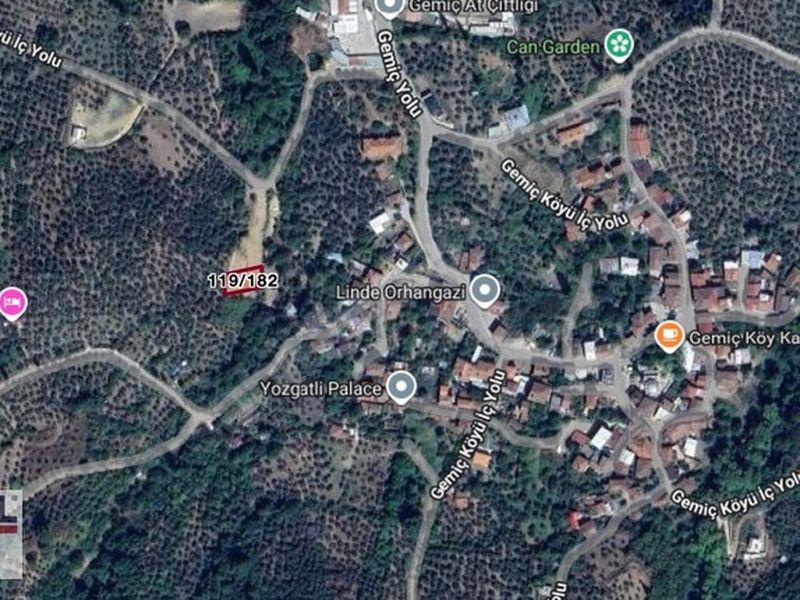 Orhangazi Gemiç Ruhsatlı ve Projeli Manzaralı Arsa